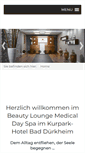 Mobile Screenshot of beautylounge-badduerkheim.de